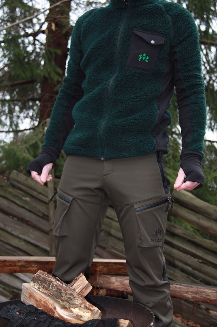 Jaktbyxa Roslagen - Kamouflage grön